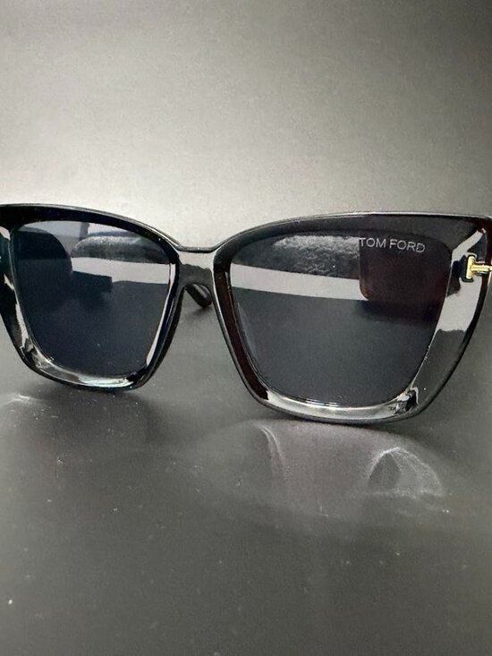 Black Oversized Square Sunglasses Retro Fashion Statement Shades UV Style main image 6